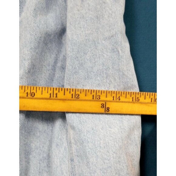 LEVI'S Vtg Light Wash Button Down Sleeveless Romper Women's Size Small NWT - Picture 6 of 6